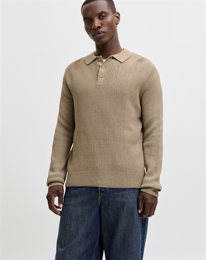 Jack & Jones - JJPannel Strik Polo - Crockery